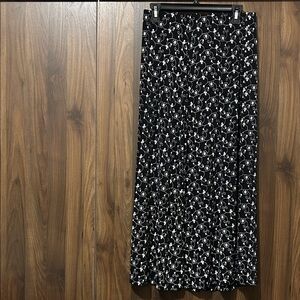 Floral Black and White Women's Skirt                        NO LONGER AVAILABLE